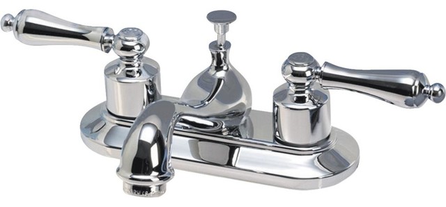 Globe Union Chrome Lavatory Faucet With Pop Up F5111020cp Jpa3