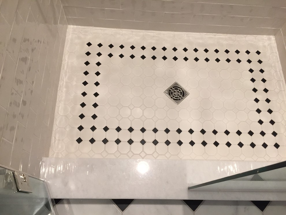 Master bathroom shower floor