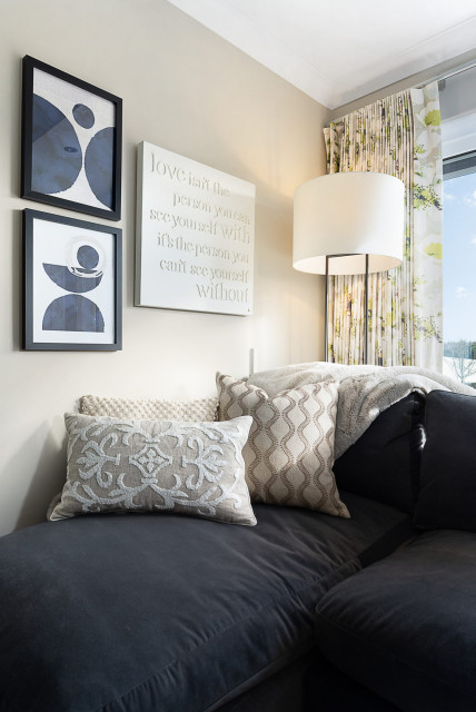 Relaxing Snug modern-family-room
