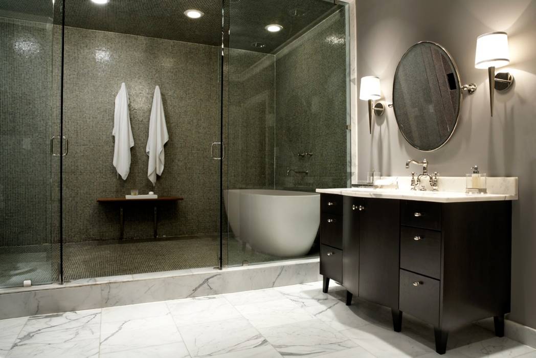 Incorporate Reflective Glossy Tiles