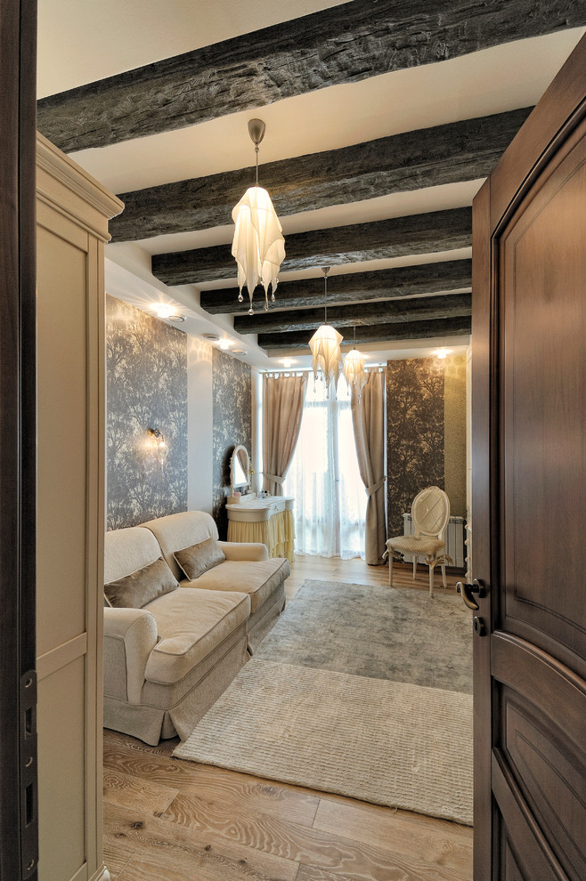 спальня для девушки в эко стиле