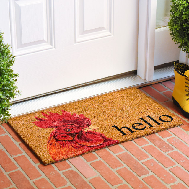 Calloway Mills Rooster Doormat - Farmhouse - Doormats - by Calloway ...