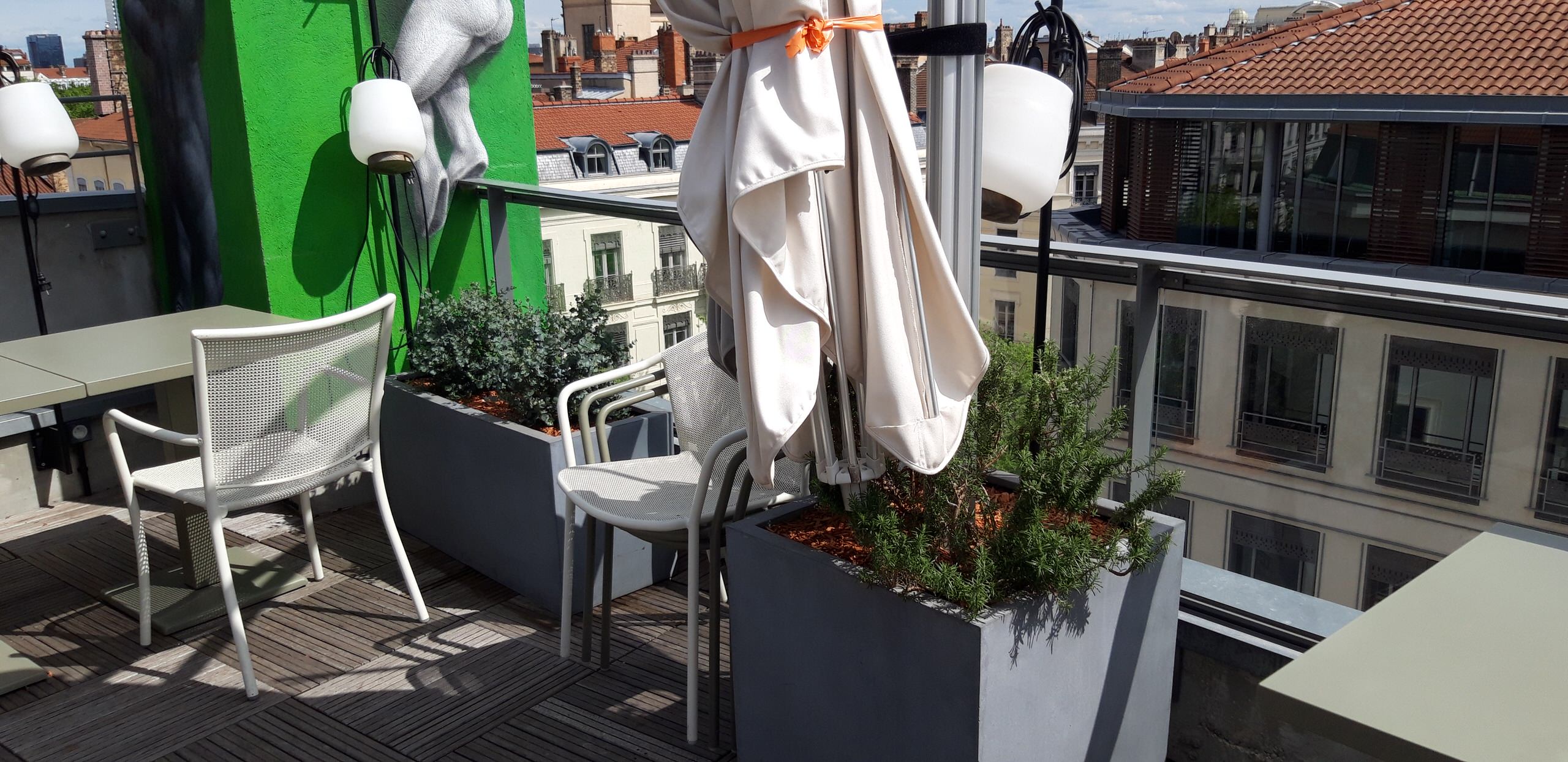 Aménagement d'une terrasse de 80m2