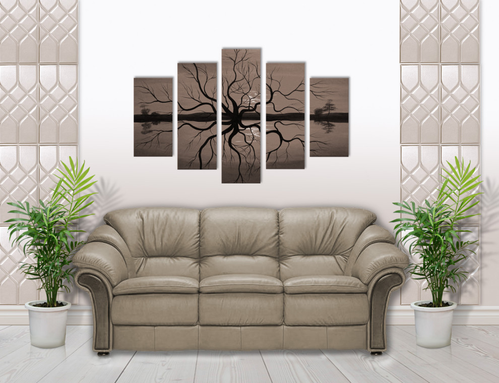 Стеновые панели в интерьере