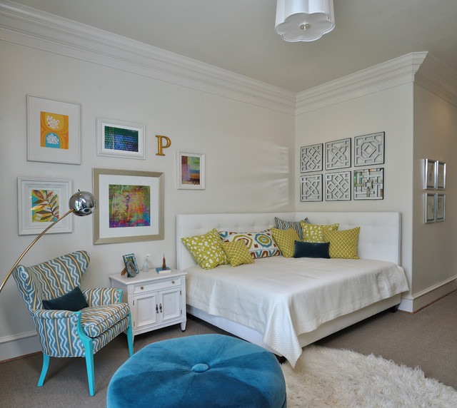 showhouse bedroom for teen girl - eclectic - kids - houston -
