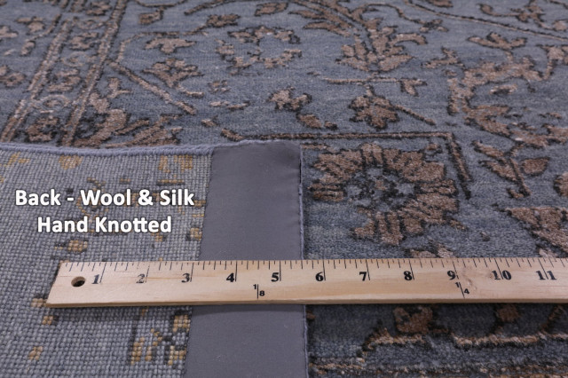 Trasitional Serapi Ghazni Wool Rug – 8' x 10’ – Intricate Floral Design