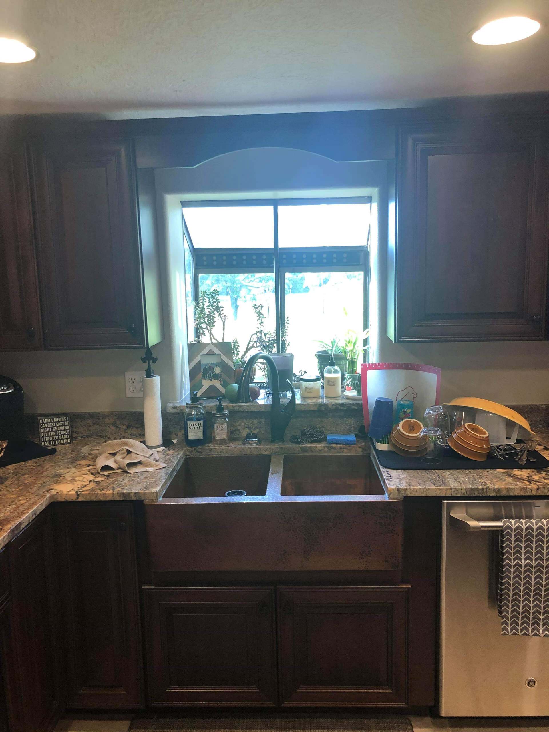Log Cabin Kitchen Before