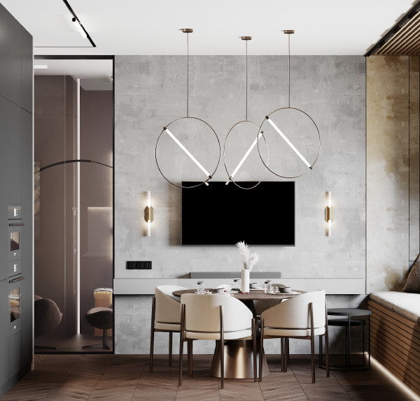 Визуализации действующего проекта в ЖК Сердце столицы