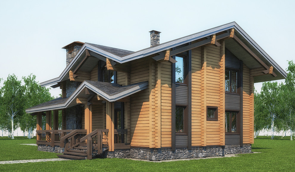 Из каменного в деревянный