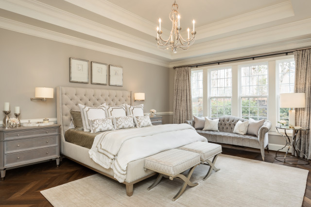 Simpsonville Residence french-country-camera-da-letto