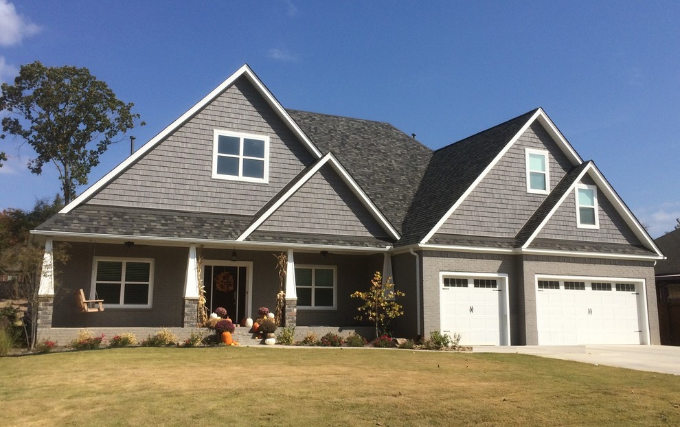 Front Exterior Craftsman Exterior Little Rock by Hines Homes, LLC