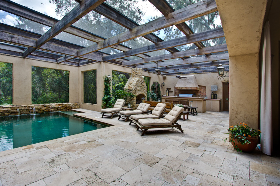 Inspiration for a country pool in Tampa.