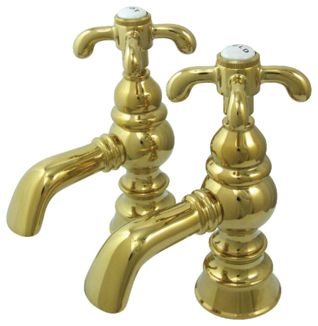 Kingston Brass CC1108T2 Basin Faucet Set Traditional Bathroom Sink