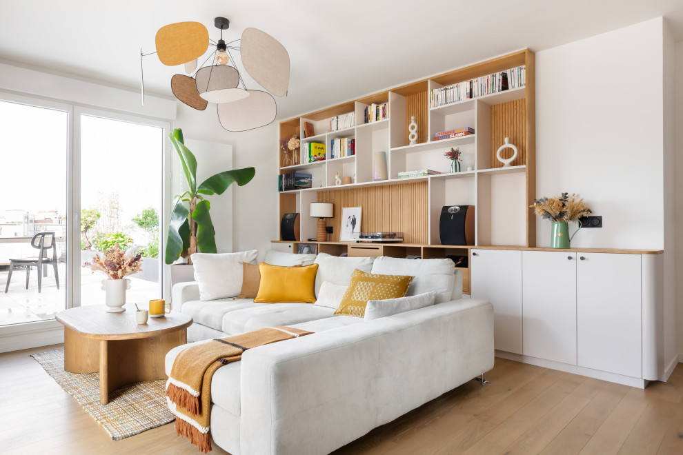 Aménagement d'un 95m² à Clichy - Moderne - Salon - Paris - par POËSIS ...