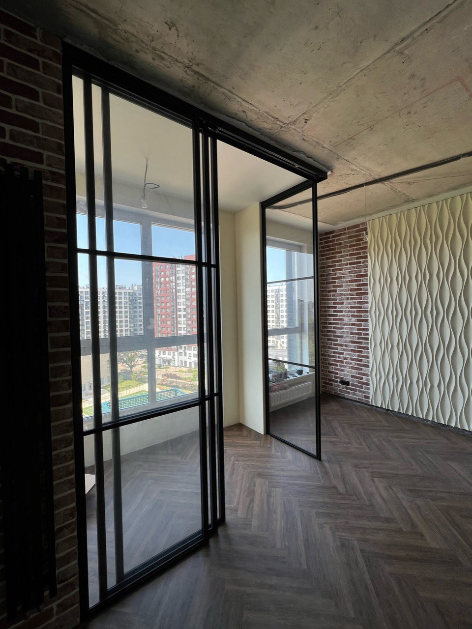 Угловая перегородка для кабинета