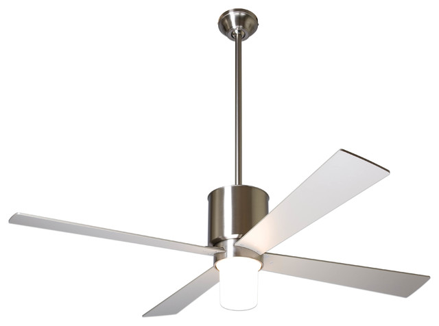 Modern Fan Lapa Led Light Bright Nickel 50 Ceiling Fan With