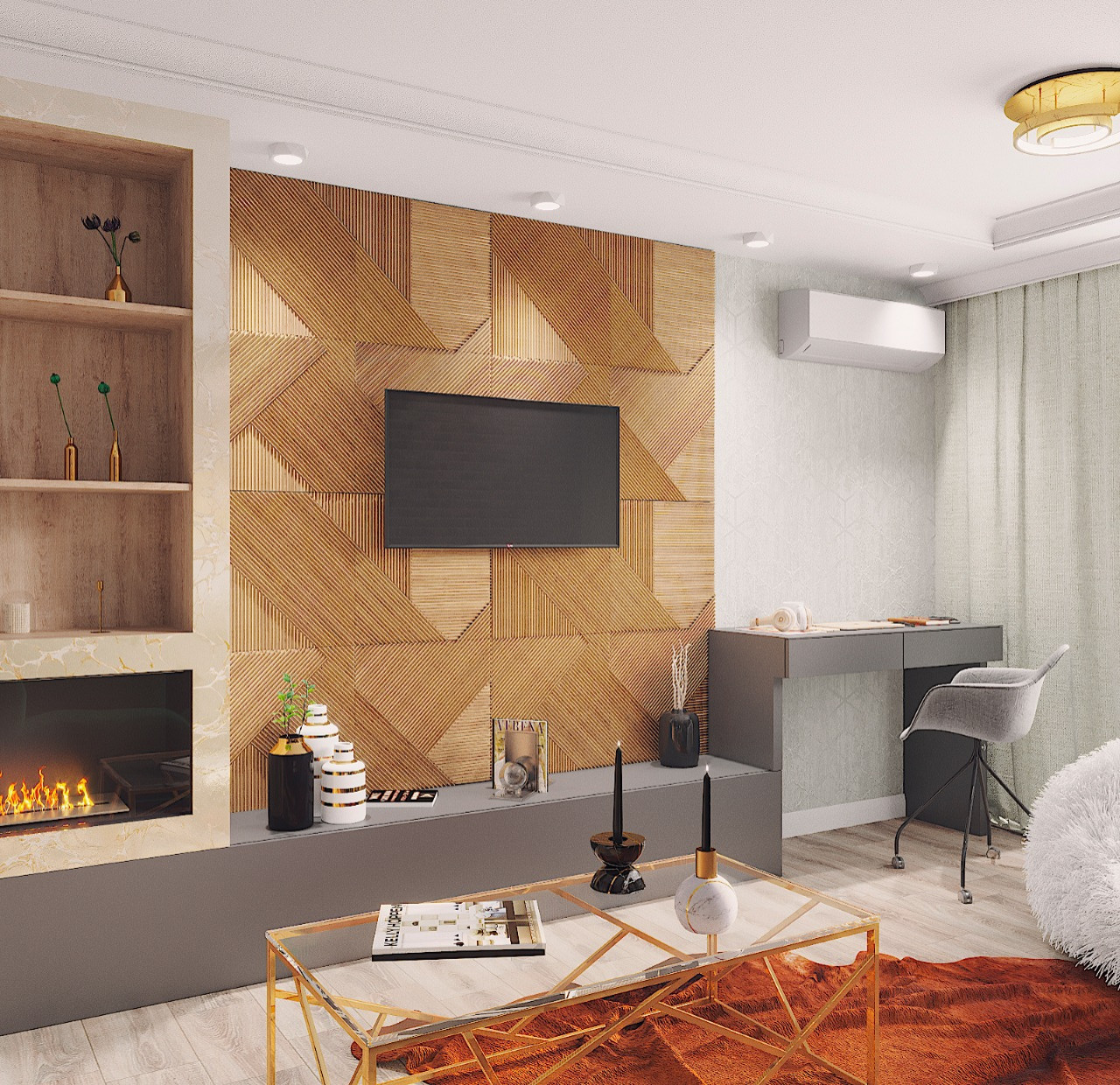 3-ком. квартира в стиле фьюжн