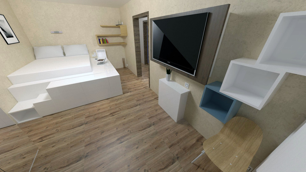 Однокомнатная квартира 40 кв. м.  Технический проект