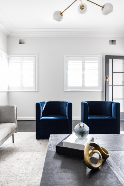 Northbridge House contemporary-vardagsrum