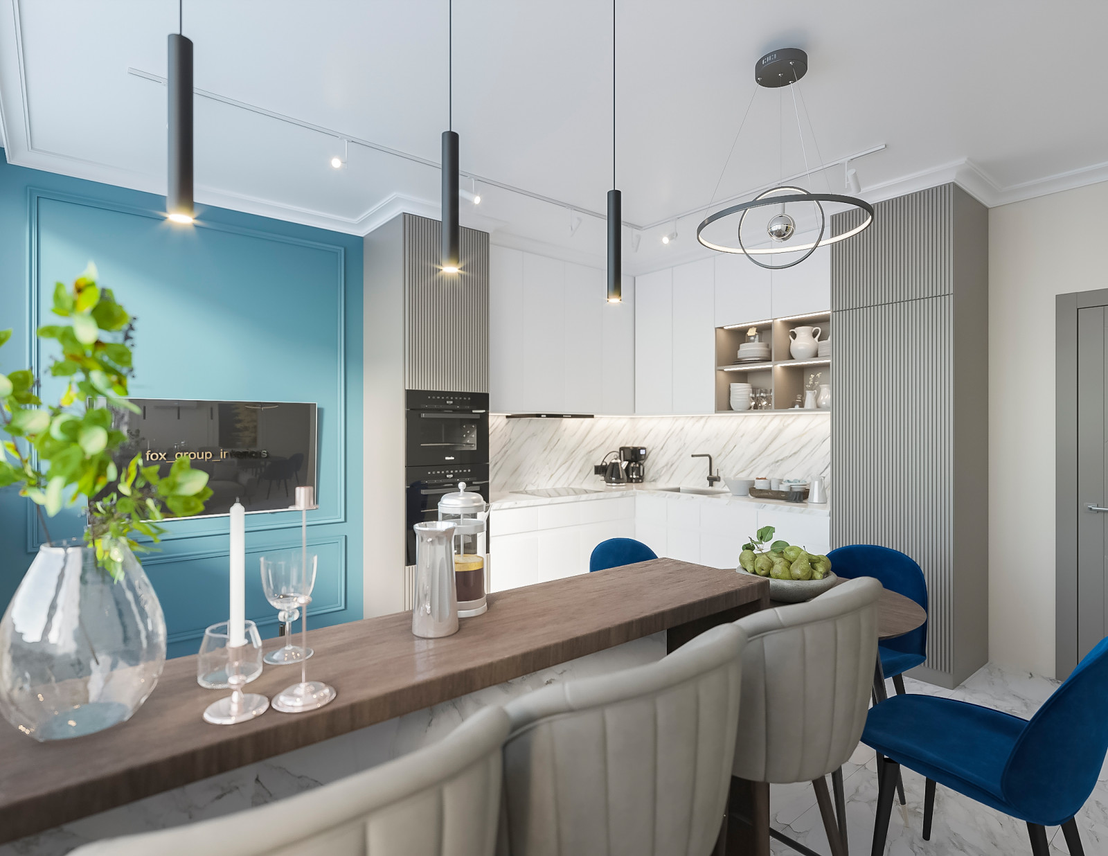 Двухкомнатная квартира для успешного молодого человека