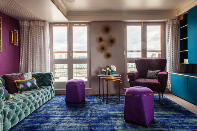 Art Deco Inspired Riverside Flat Bermondsey Contemporary