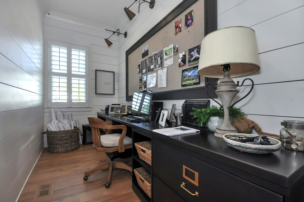 This is an example of a country home office in Atlanta.