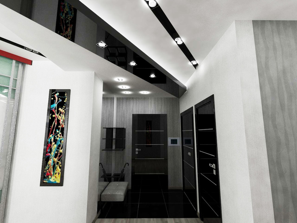 квартира стиль хай тэк + футуризм