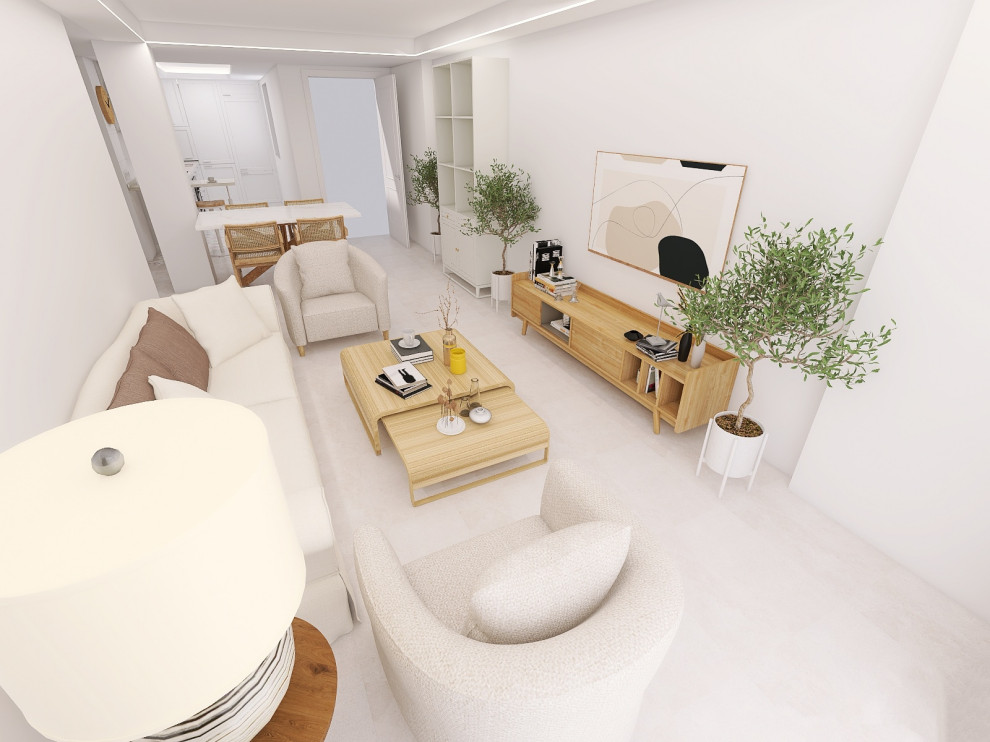 Renovación de Ático: Un nuevo hogar familiar diseñado con toques mediterráneos