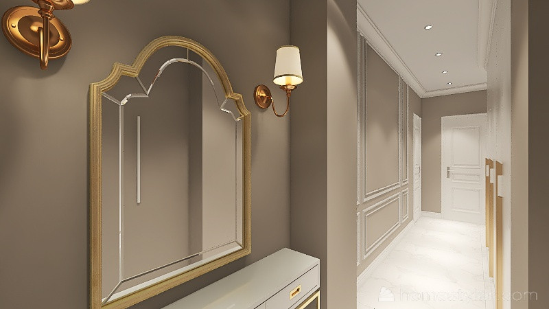 Проект  для молодой семьи в стиле неоклассика