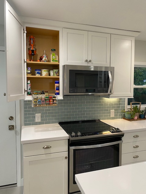 Richmond Kitchen with Custom Handmade Backsplash