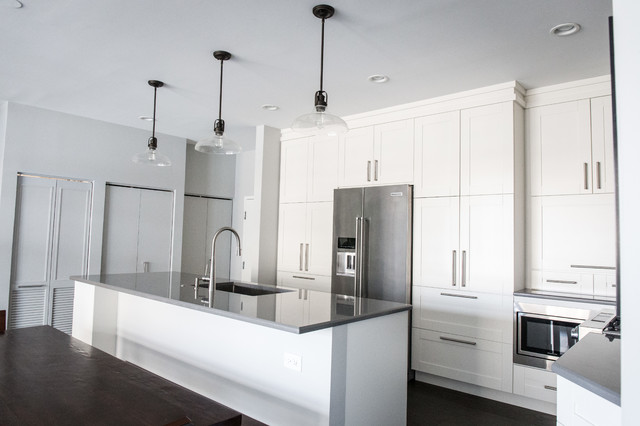 Bucktown Condo Renovation contemporary-kitchen