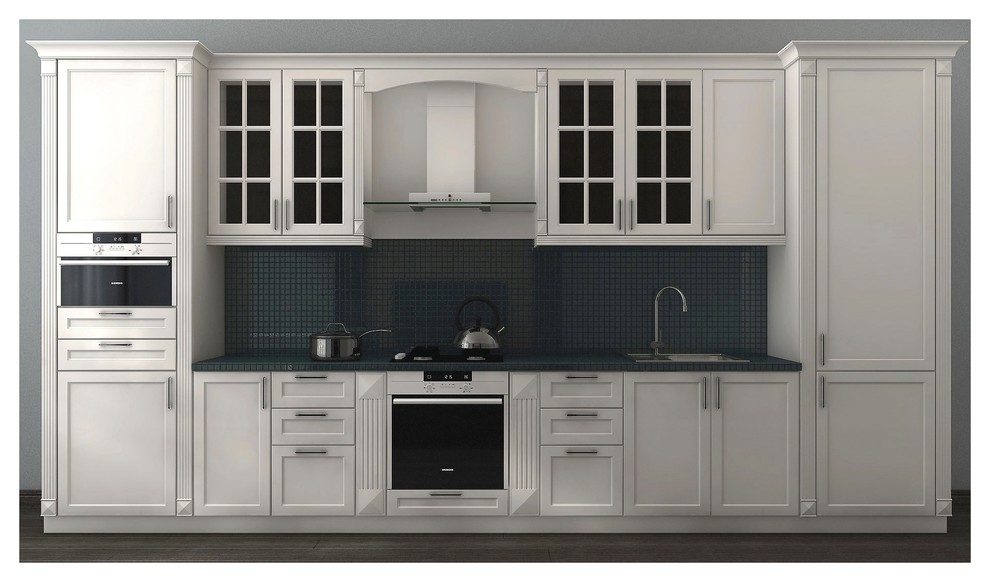 Кухни с фрезерованными фасадами