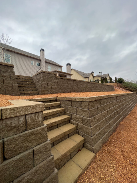 Flowery Branch Backyard Project garden