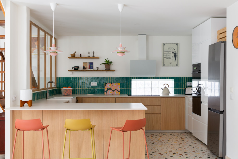 Стильный дизайн: кухня в стиле ретро - последний тренд