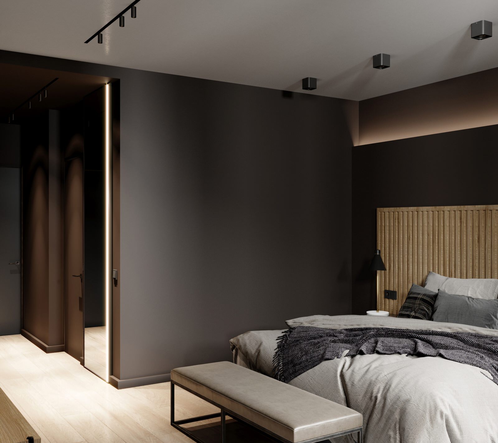 Использование реек в изголовье