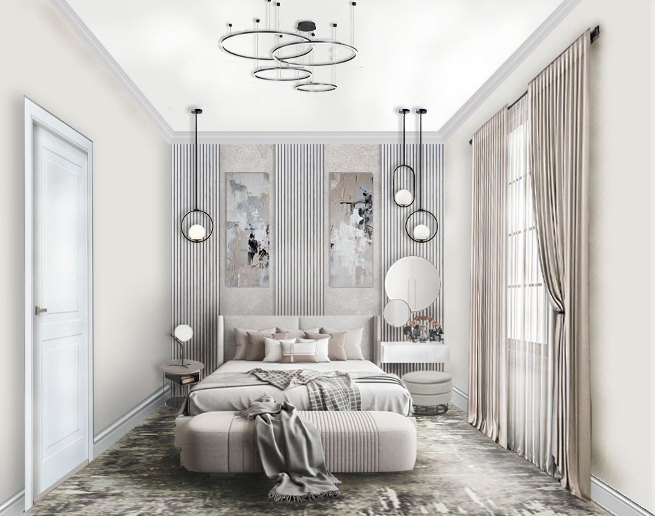 3D коллажи спальни