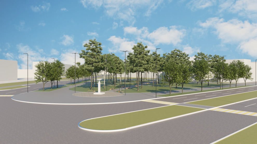 Сквер медиков на ул.Гагарина