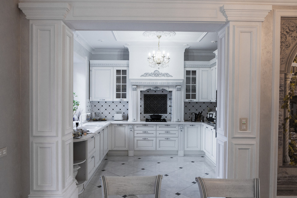 Примеры работ - белоснежная кухня