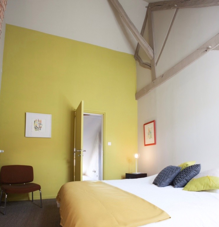 Une chambre cocon bleu nuit