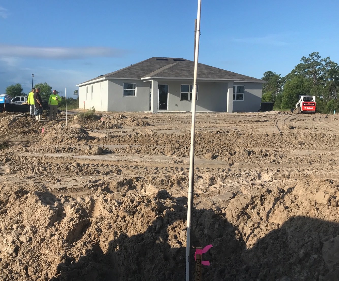 Grading and Concrete Work