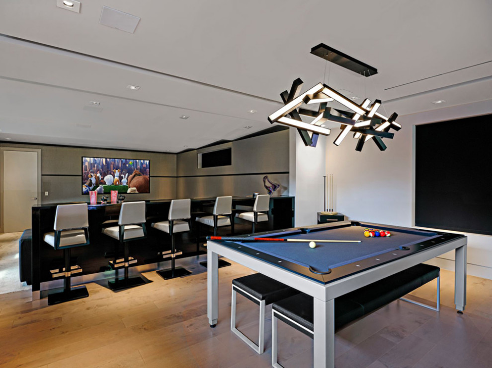 Modern Contemporary Villa - Contemporary - Home Theater - Miami - by ...