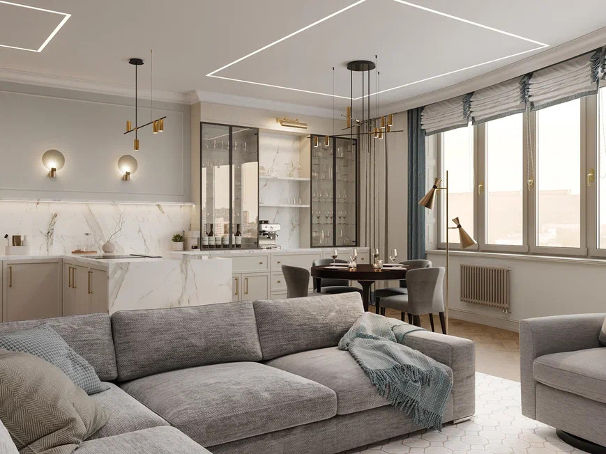 Ремонт квартиры в классическом стиле