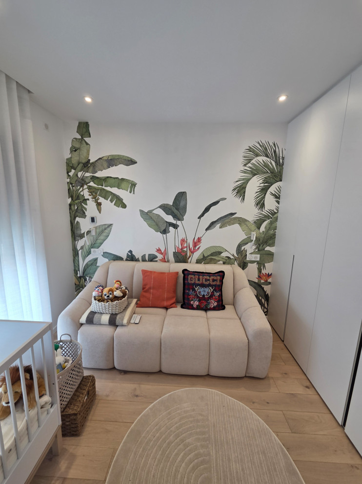 Idées déco pour une chambre de bébé craftsman.