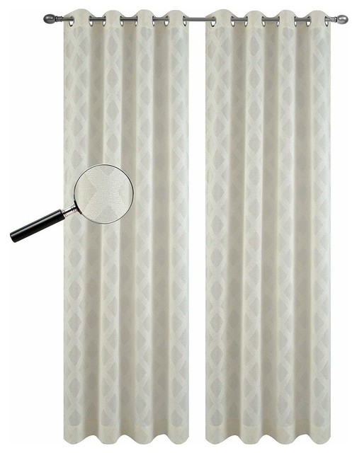 Austin Sheer Curtain Panels Set Of 2 Contemporary Curtains