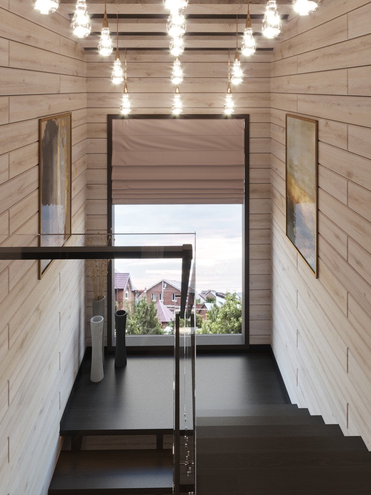 Интерьер жилого дома из клееного бруса  г. Владивосток