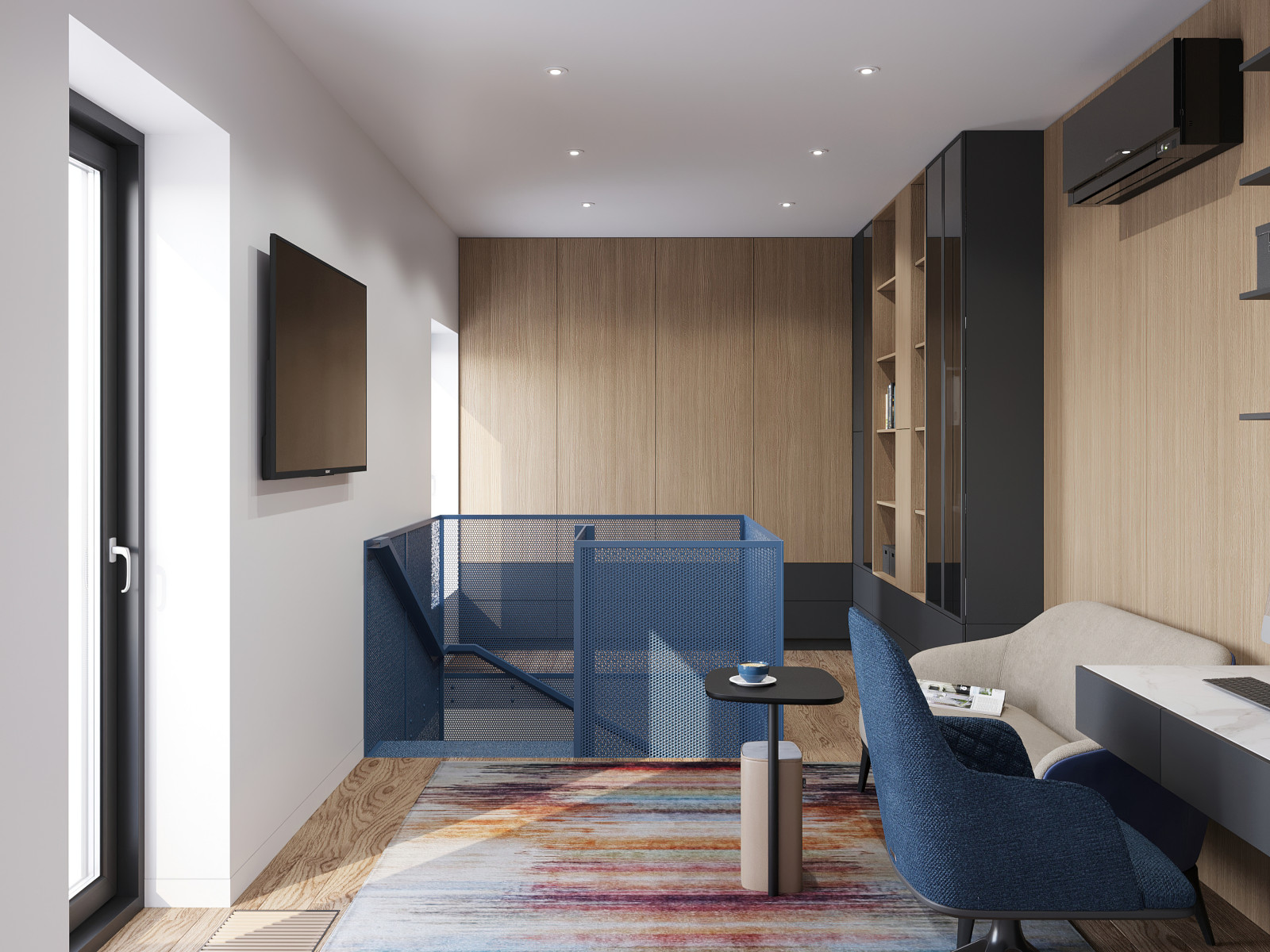 3-й этаж с рабочей зоной