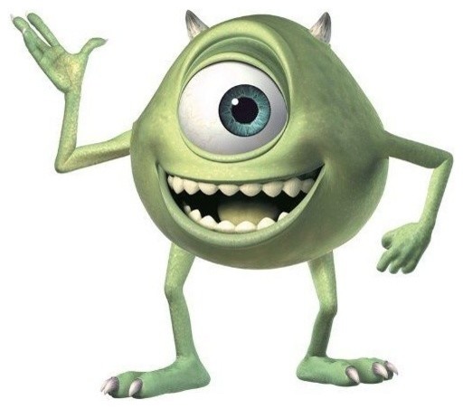 Monsters Inc Giant Mike Wazowski Peel And Stick Wall Decals