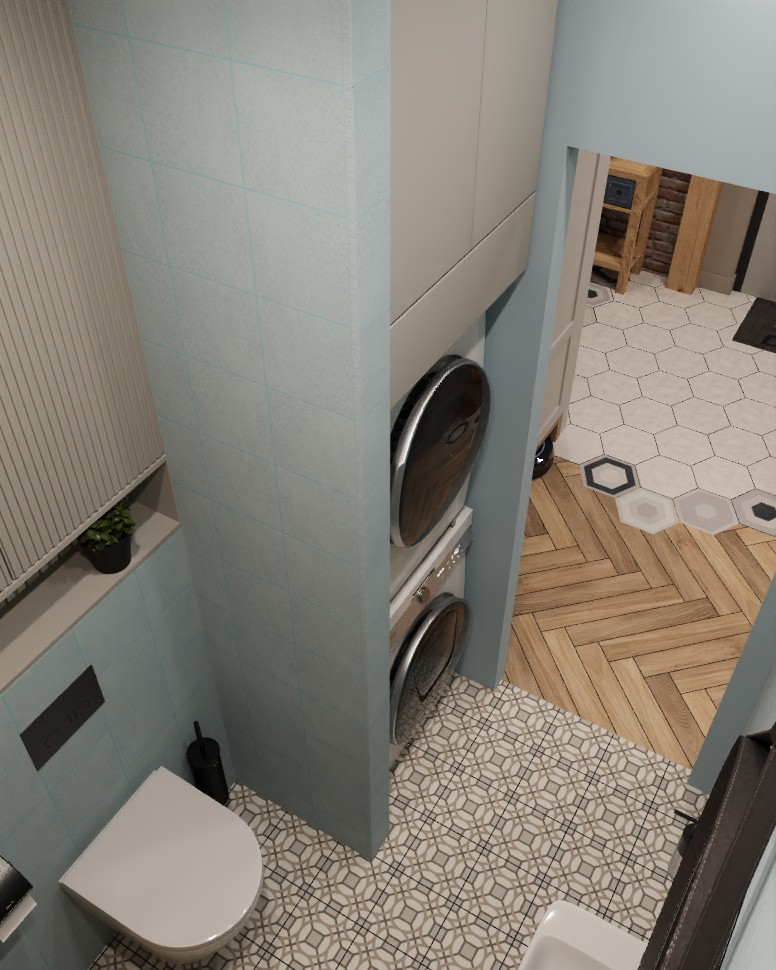 Проект квартиры для девушки 67 кв.м