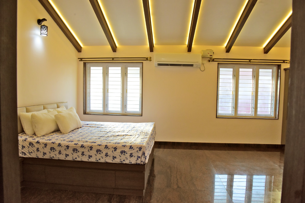 This is an example of a bedroom in Bengaluru.