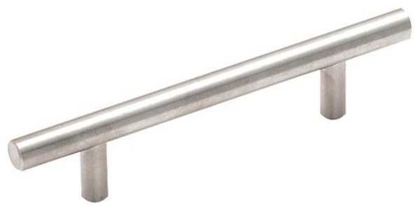 Amerock Bar Pull Collection Cabinet Pull, 25 Pack, Sterling Nickel, 3-3/4" Cente